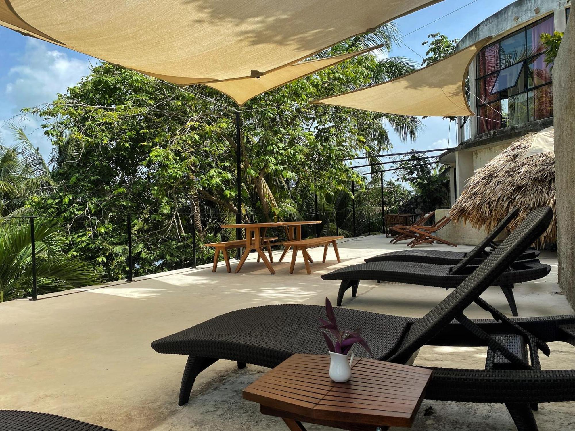 Elmar Hostel Bacalar Exterior foto