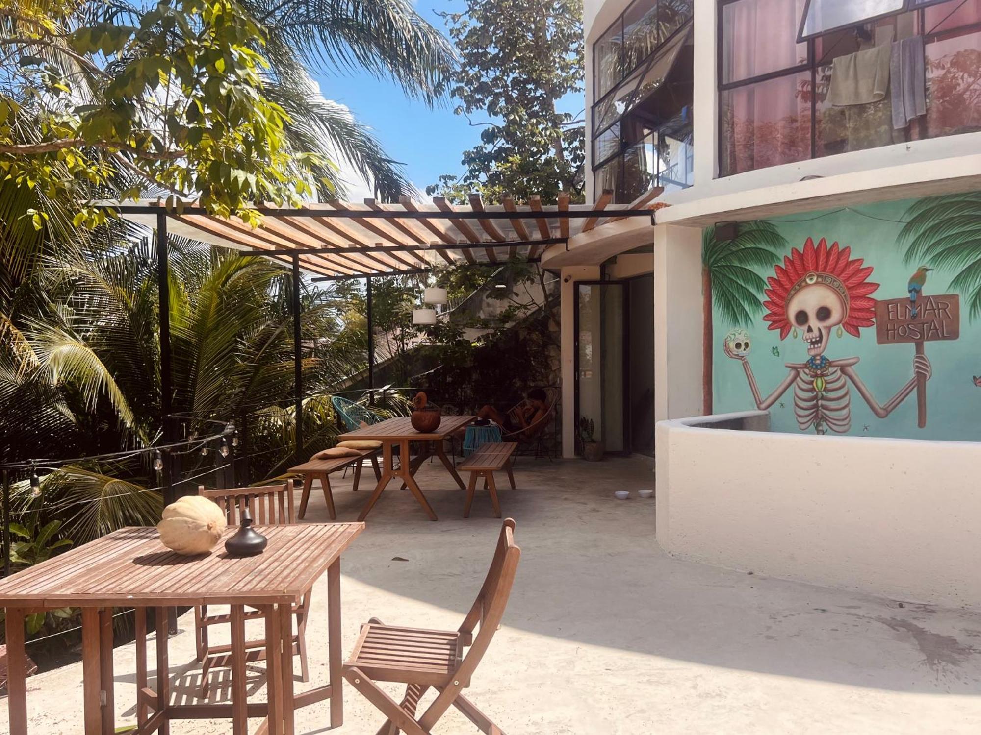 Elmar Hostel Bacalar Exterior foto